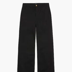 J. Crew Factory Black High Rise Trouser Jean